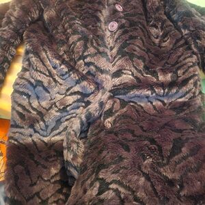 Vintage Women's Faux Fur Coat
